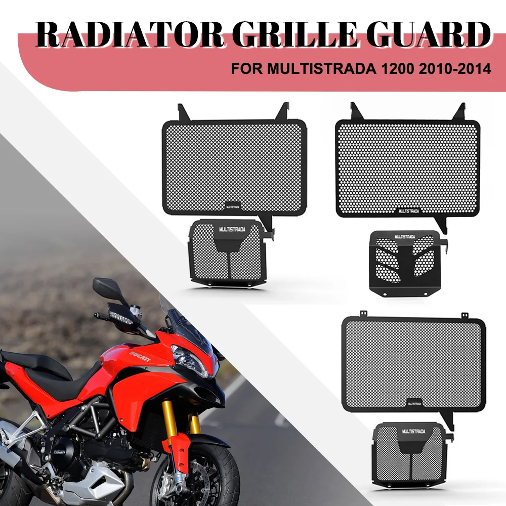 

Защитная крышка решетки радиатора для Ducati Multistrada 1200 2010-2011-2012-2013-2014, защита головки блока цилиндров Multistrada 1200