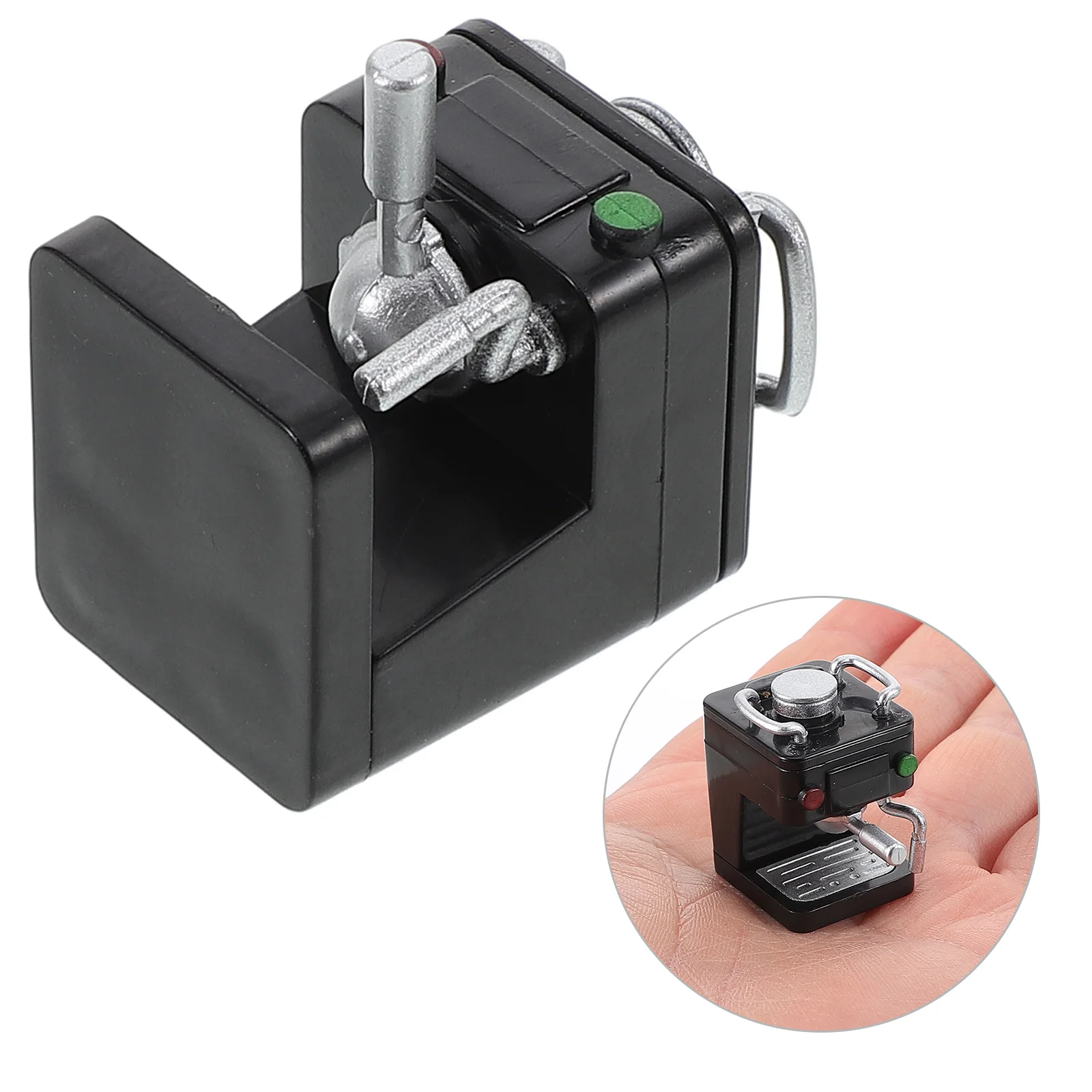 Domek dla lalek Ekspres do kawy Miniaturowy ekspres do kawy Zagraj w akcesoria kuchenne Miniaturowy domek dla lalek Dekoracja ekspresu do kawy