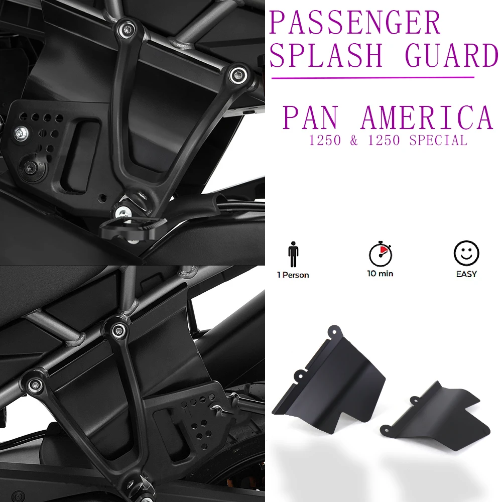 

For Pan America 1250 S Special 2021 2022 Motorcycle Rear Passenger Splash Side Plate PA 1250 1250S Rear Wheel Fender Muffler