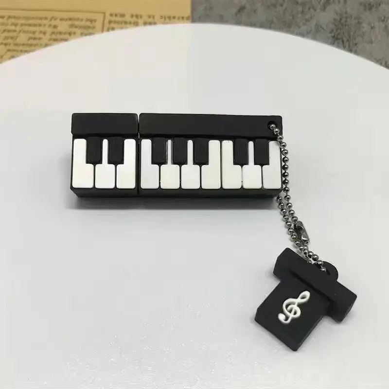 USB-Stick mit hoher Kapazität – Klavierdesign, leichter Memory-Stick, wasserdicht, kompakt und langlebig, kreatives Flash-Laufwerk