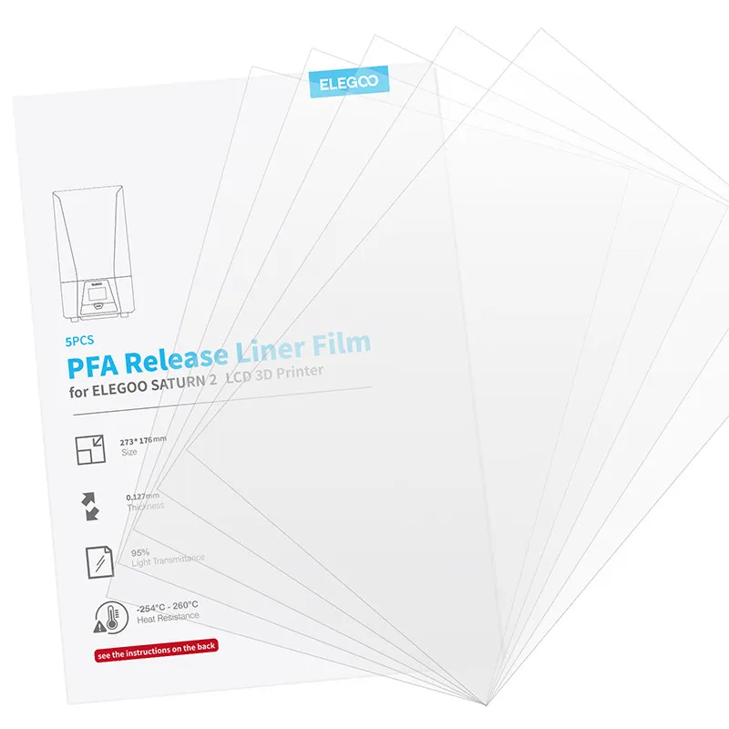 Original brand new PFA release film kit is suitable for ELEGOO Saturn 2 LCD light-curing 3D printer accessories