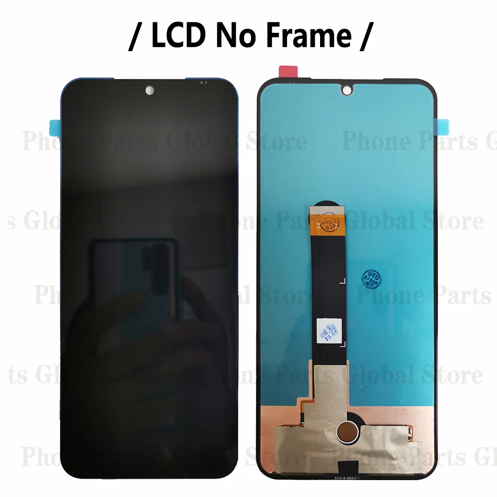 Super AMOLED LCD For LG V60 LCD With Frame V60 ThinQ 5G LM-V600 Display Screen Touch Sensor Digitizer Assembly Replacement 6.8\