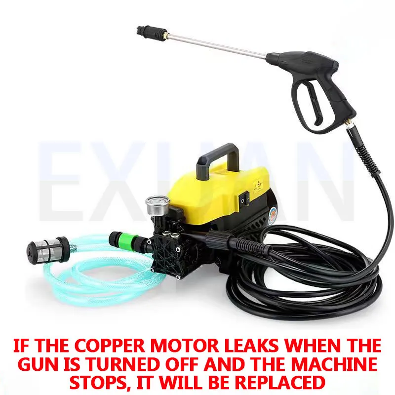 

Портативная автомойка высокого давления, водяной пистолет для мойки автомобилей, бытовой 220 В, мощная чистящая машина для свиньи курятника Ручная автомойка Автомойка высокого давления Домашний свинарник 220В, куриные