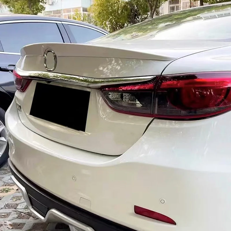For Mazda 6 Atenza Spoiler 2014 2015 2016 2017 2018 2019 High Quality ABS Plastic Car Rear trunk cover wings spoiler Airfoil