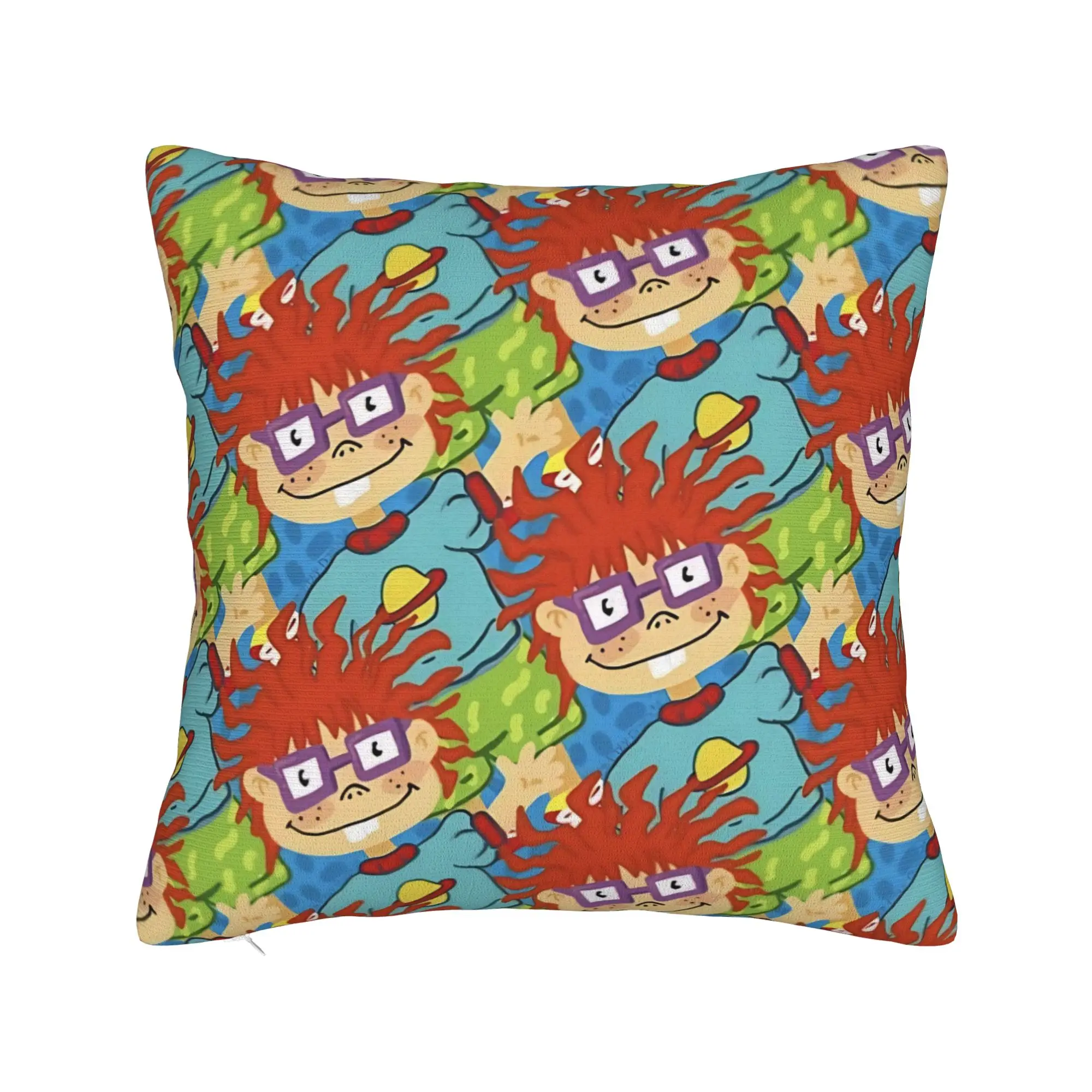 R-Rugrats Red-Haired Character Design Pillow Case  Kawaii Pillow Cover Comfy Pillowcases For Couch Sofa Bedroom