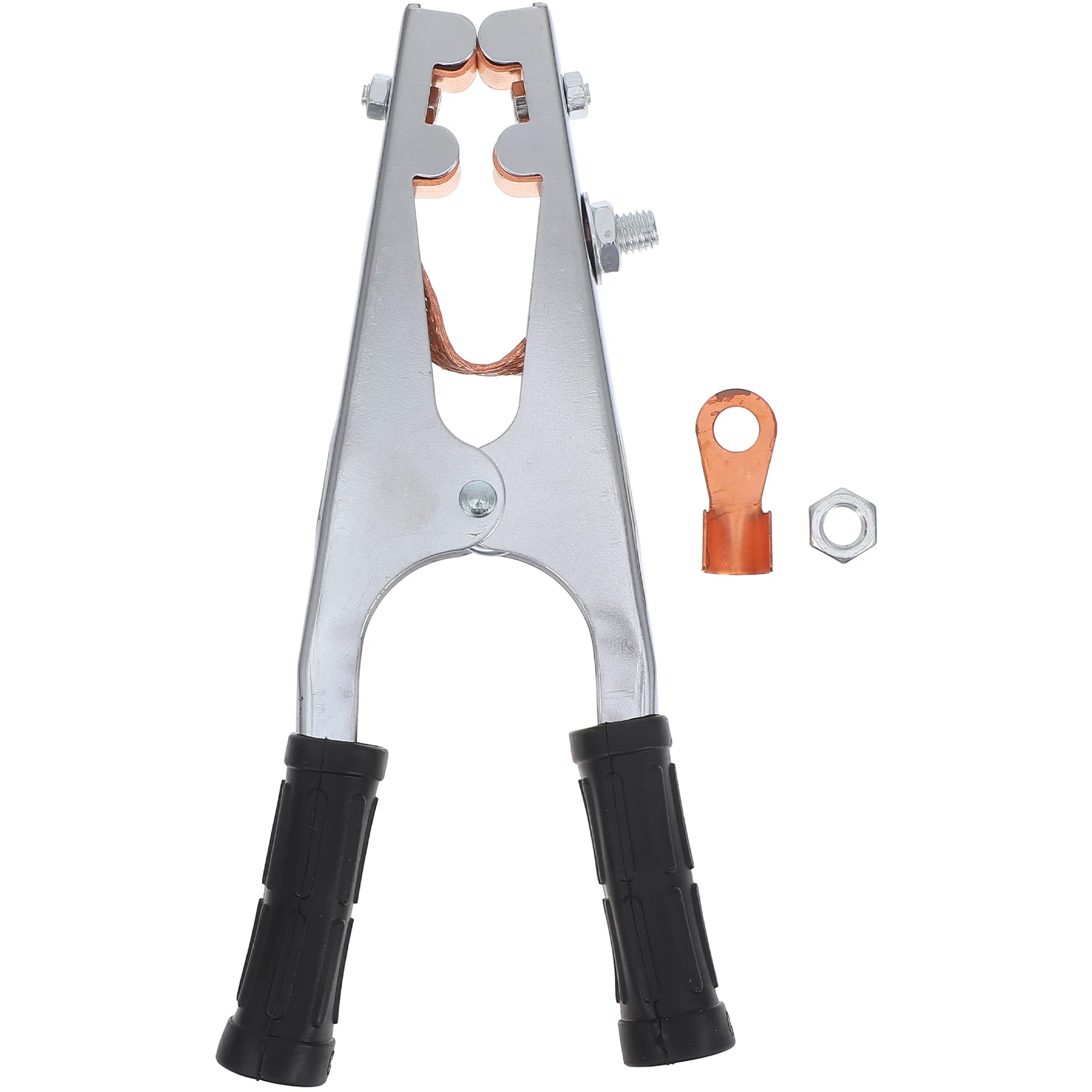 Welding Grounding Clamp 800A Heavy Duty Earth Ground Clip For Welding Machine Copper Connector Adjustable Jaw Safety Protection