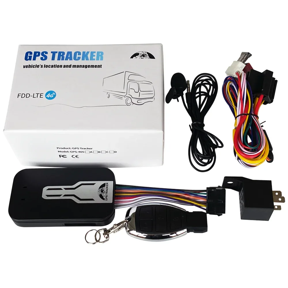 TK405 Car GPS Tracker Car Tracking Device Cut Off Fuel GPS Alarm ACC Door Open Alarm Motorcycle Track SOS Car electronic