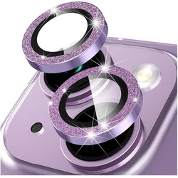 For iPhone 17 Pro Max Air 17Pro 14 15 16 ProMax Plus Glitter Diamond Tempered Glass Camera Lens Protection Screen Protector Film