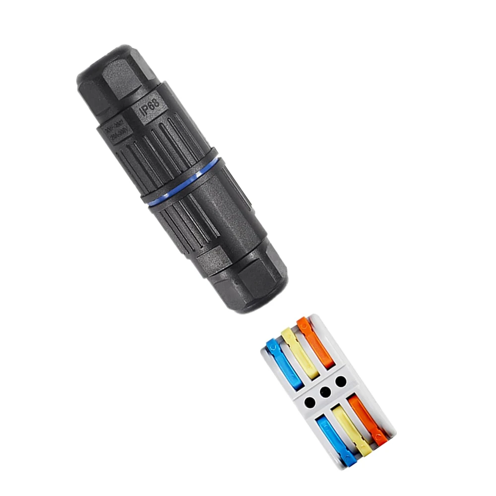 1pc IP68 Waterproof Electrical Cable Connector Waterproof Wire Connectors with Replaceable Lever Wire Connectors