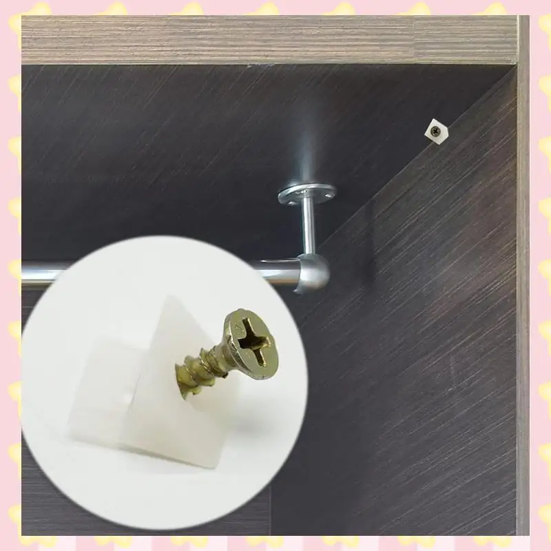 

AB51 200 Pcs Drawer Supports, White Plastic Drawer Bottom Sagging Repair Fixing Mending Wedges With Screws For Furniture
