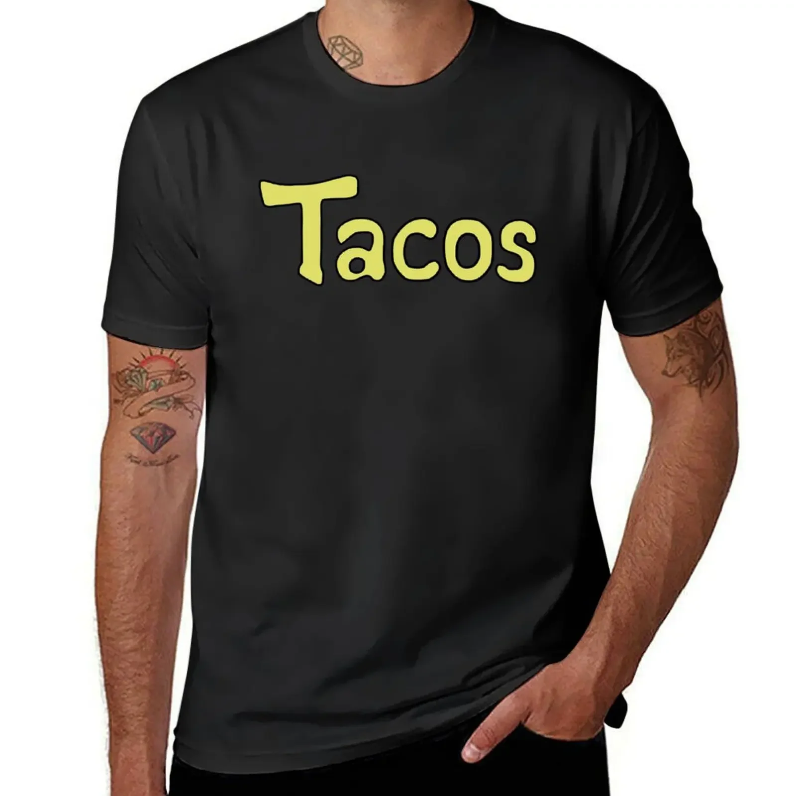 Krillin Tacos T-Shirt boys whites man clothes tees men workout shirt