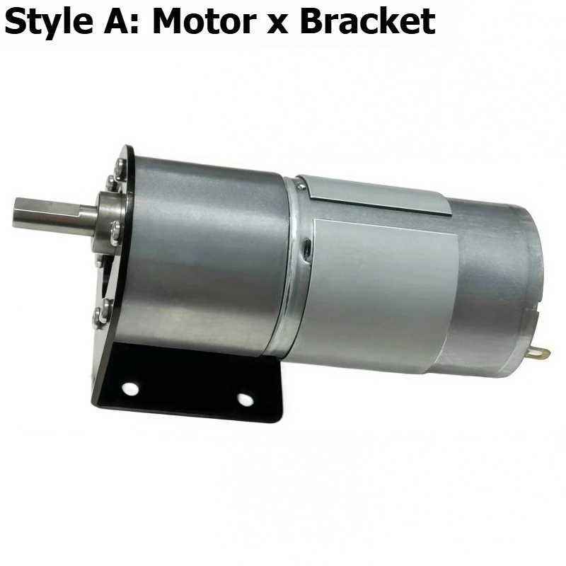 JGB37-545 Intelligent Mini Vehicle with Speed Reducer Motor, 12V/24V Adjustable Speed Motor with Speed Controller, Bracket