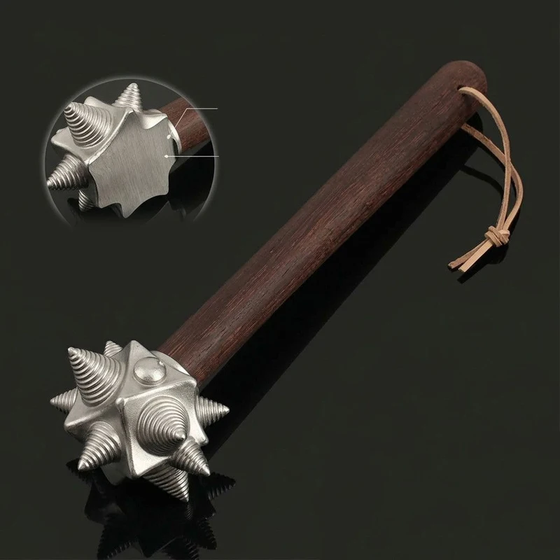 Outdoor Portable EDC Stainless Steel Tactical Short Hammer Vehicle Emergency Window Breaking Tool