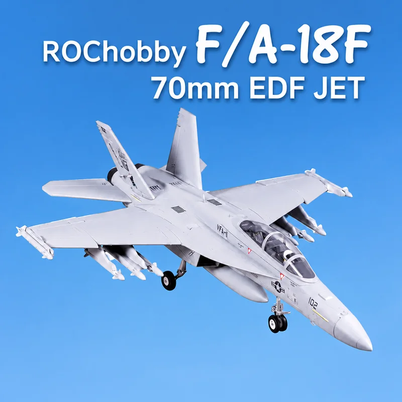 FMS 70mm Ducted F/A-18 Bumblebee Model Aircraft Assembled Foam Fixed Wing Large Electric Remote Control Aircraft Fighter F18