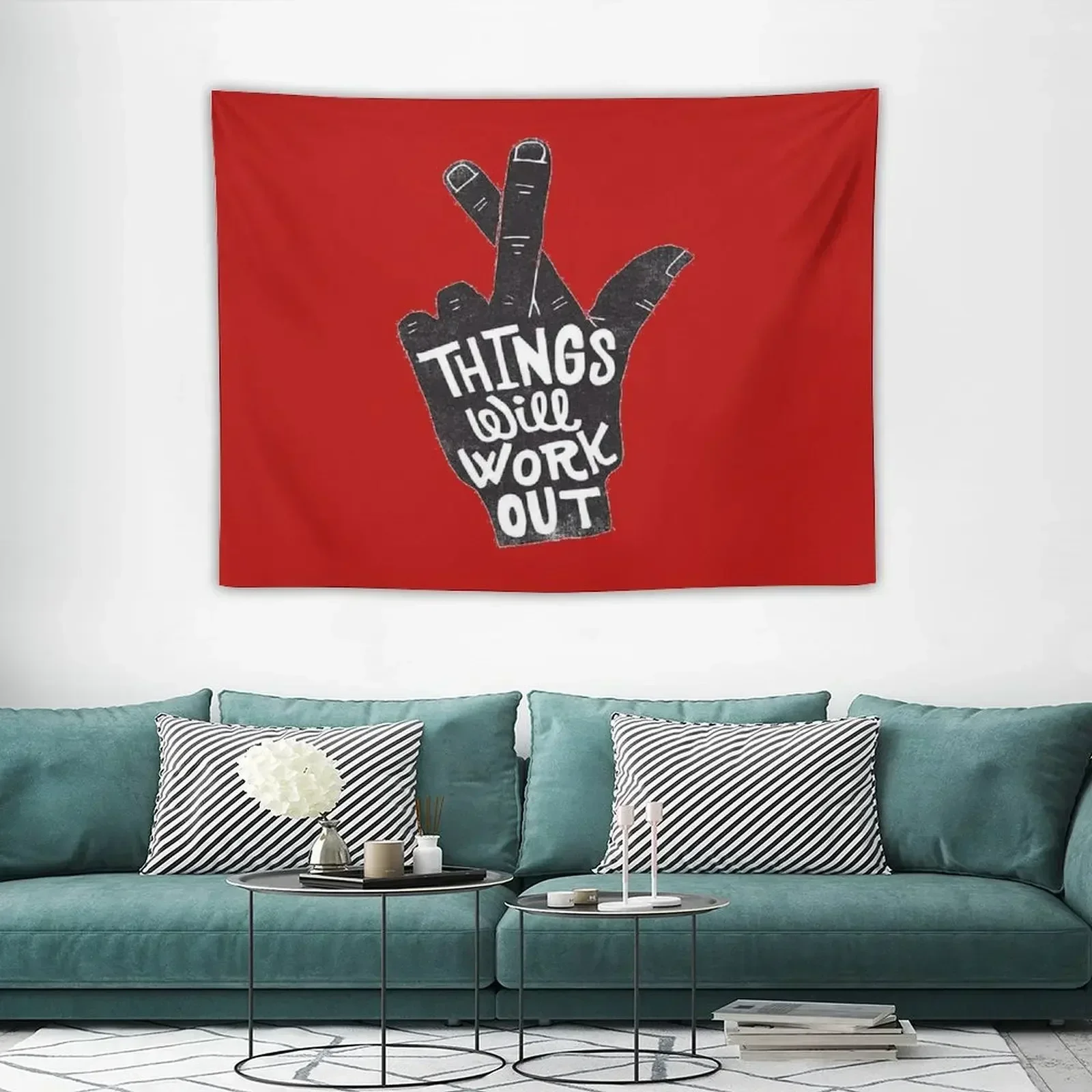 

Entrepreneur Gift: things Will Work Out Tapestry Bathroom Decor Home Decorations Aesthetic Home Supplies Wall Carpet Tapestry