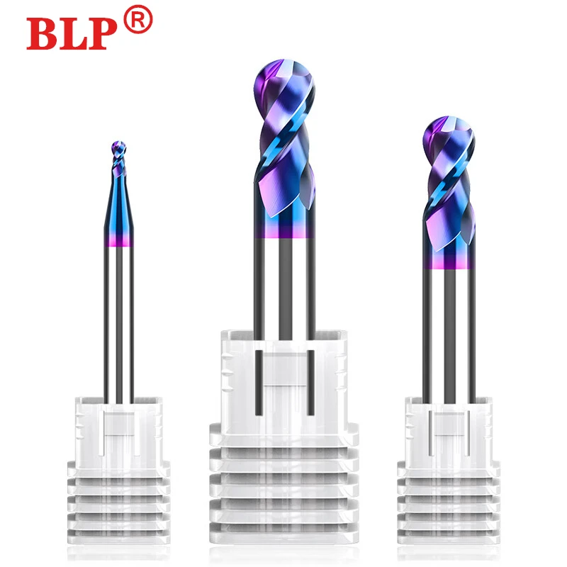 Hrc70 2 Flutes Milling Cutter Alloy Coating Tungsten Steel Tool Cnc Maching Ball Nose Endmills Top Milling CutterMachine Endmill