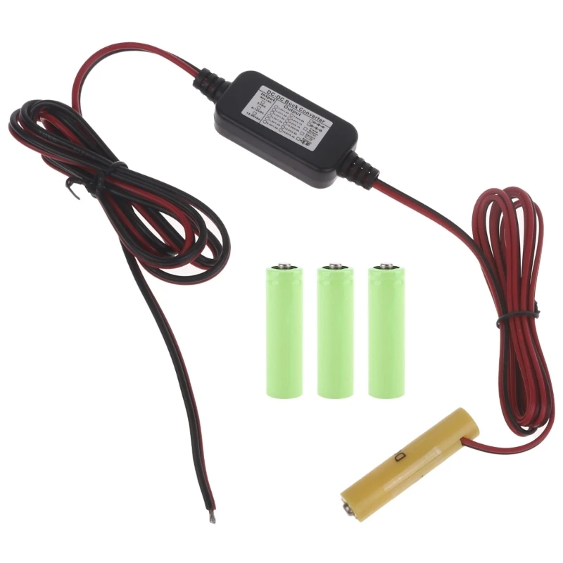 1.5V 3V 4.5V 6V LR03 AAA Battery Eliminator 2Pin Power Supply Cable Replace 1 to 4pcs AAA Battery Drop Shipping