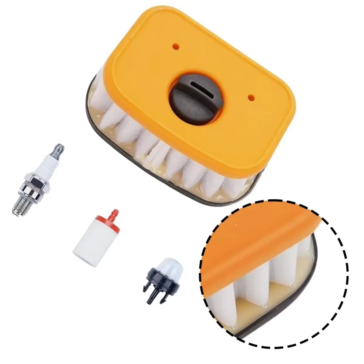 For Forestry Work H545II Air Filter Saw Replacement Part High Durability Material Optimal Air Circulation Rigorous Use