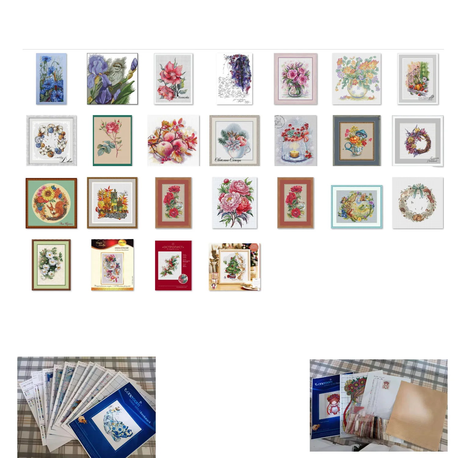 

Набор для вышивки крестом, венок с лесными маленькими животными, 43-43, наборы для вышивки крестом Homfun, ремесло, украшения для вышивки крестом для дома