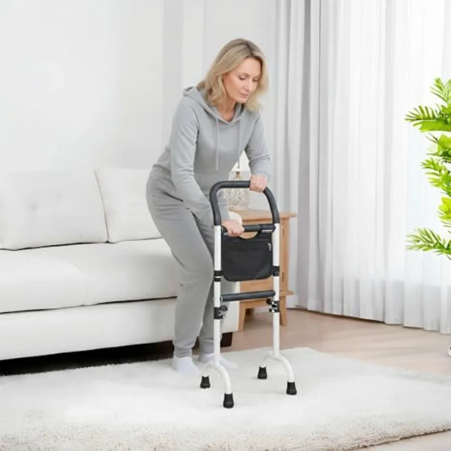 

Stand Assist Updated-Movable Standing Aid Rail for Couch Chair Bedside Toilet. Assistance Handle for People with Limited Mobili