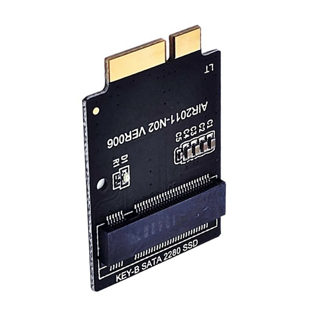 ABGN M.2 NGFF SATA SSD-Adapter für 2010–2011 A1369 A1370 M2 SSD-Konverterkarte, unterstützt nur 2280 M2 SSD