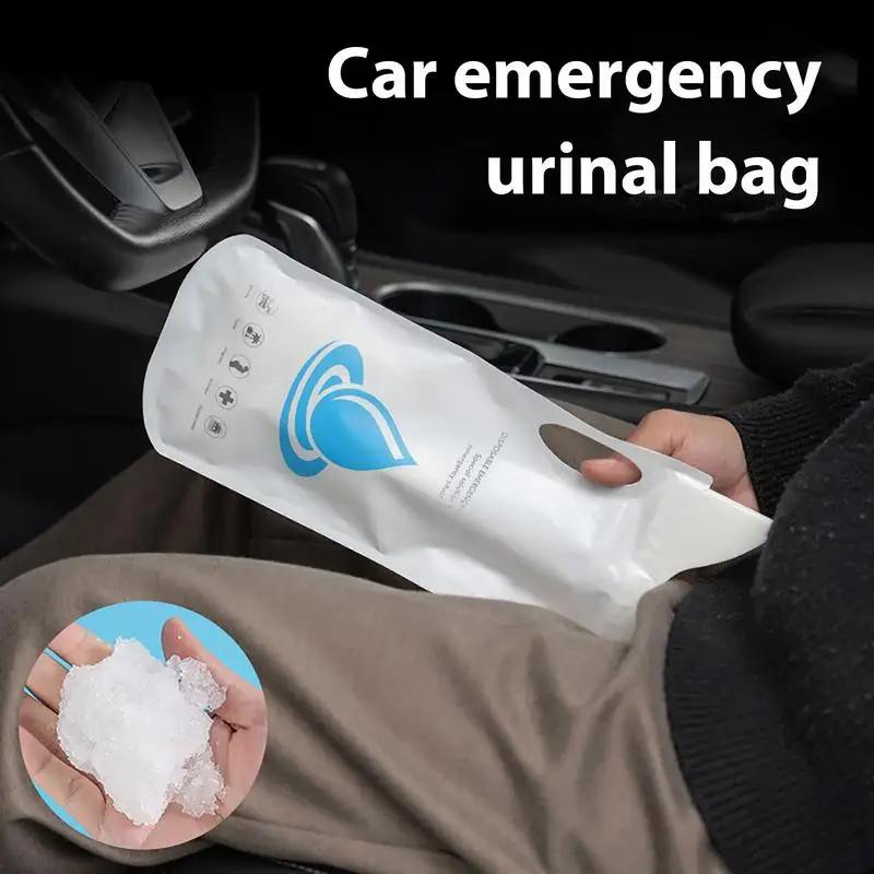 Urinal Bags 700ml Vomit Bag For Road Trip Road Trip High-capacity Urine Bag Road Trip Must-Have Portable Urine Bag For Men Women