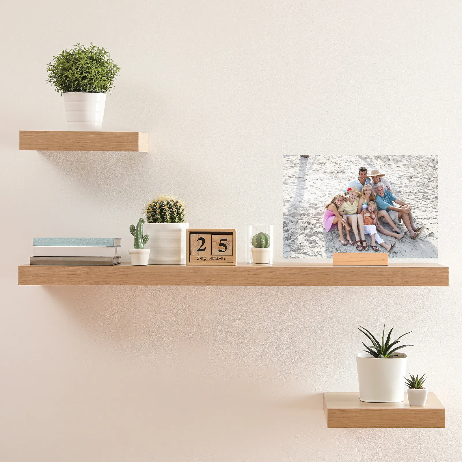25Pcs Rectangular Wooden Business Cards Holder Tabletop Photo Stand Office Desk Organizer Card Clip Holder Wedding Number