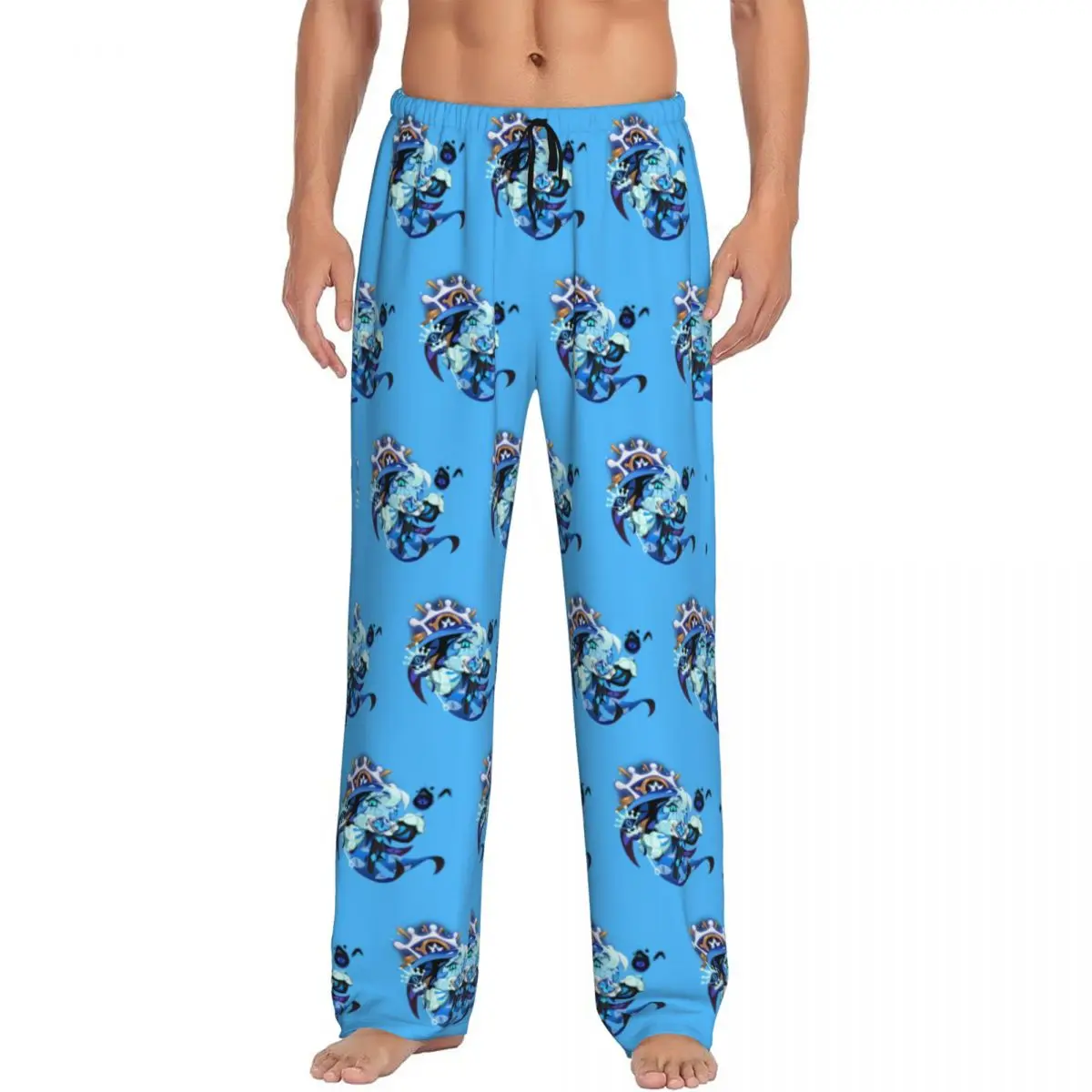 

Custom Print C-Cookie Run Kingdom Pajama Pants Men's Game Cartoon Sleep Sleepwear Bottoms with Pockets