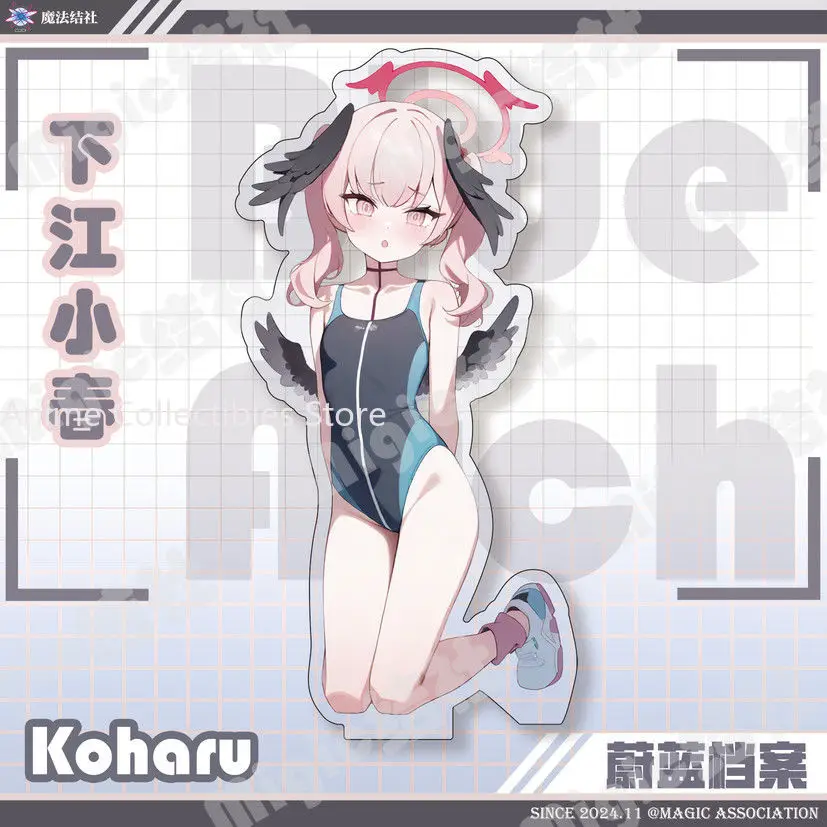 

Аниме Синий Архив Shimoe Koharu Акриловая Подставка Модель Дисплей Стоячие Тарелки Игры Настольное Украшение Подарок на Хэллоуин