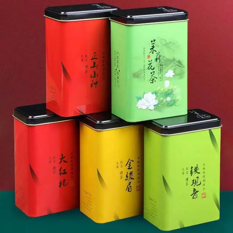 Las Cinco Combinaciones Principales de Té: Fujian Tieguanyin, Wuyi Dahongpao, 250G, Bolsas de Plástico al Vacío Chinas, Envío Directo