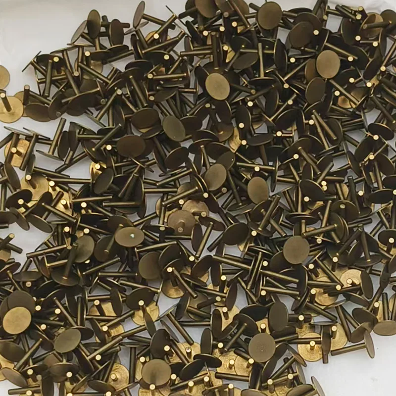 2/5/10/20PCS Watch Dial Pin 0.6mm Diameter Copper Material Fits NH35 NH36 Dial Fixed Dial With Locating Foot Repair Dial Parts