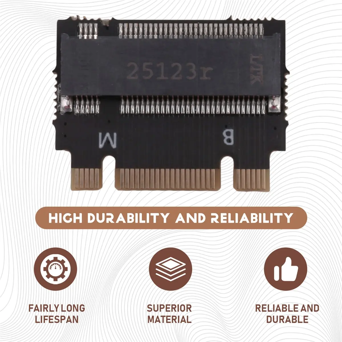 Cmpt And Acce Store Offer PC Accessories M.2 NVME M-Key B+M 2230 to 2242 Extension Adapter Brackets