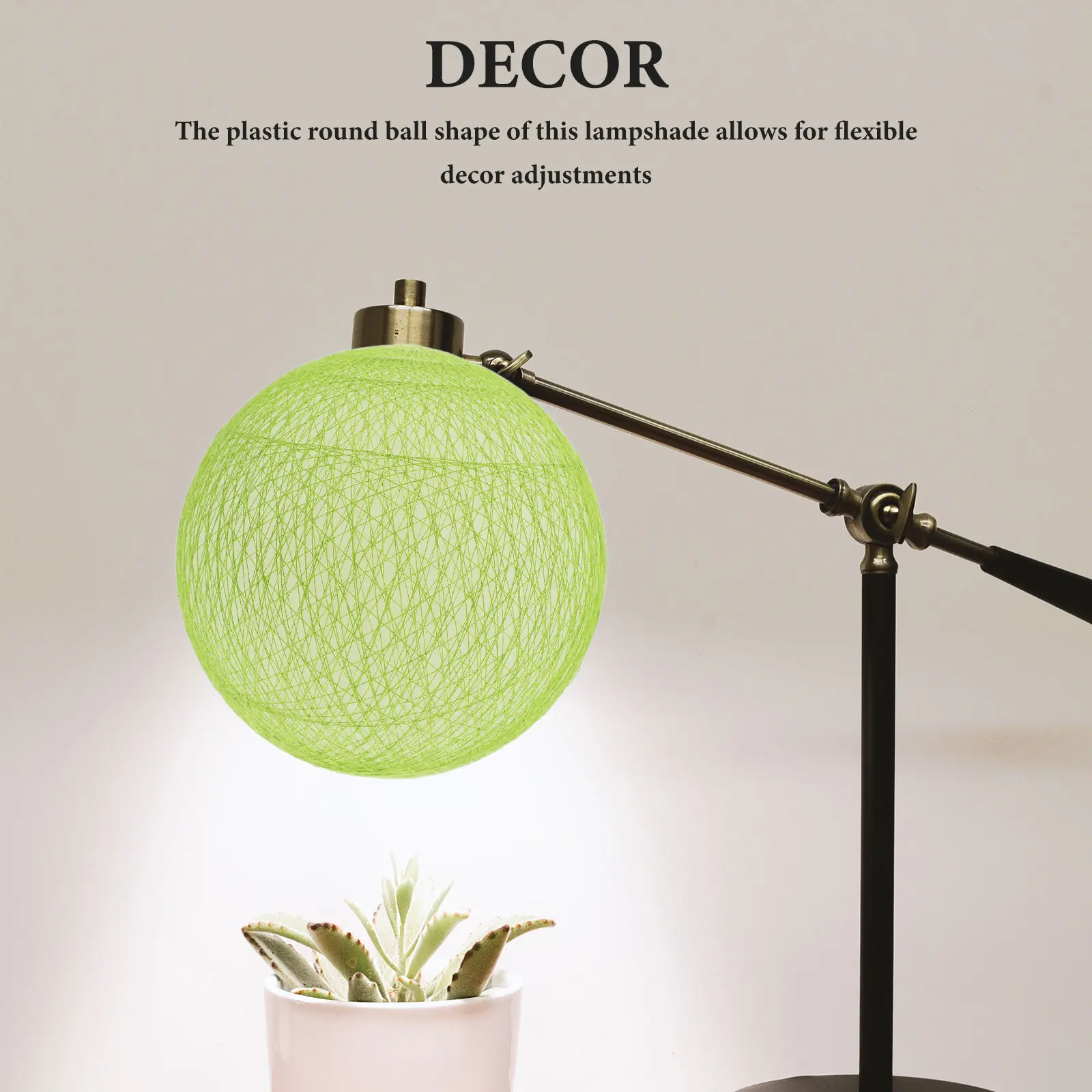 

Круглый пластиковый плафон-шар для подвесных потолочных светильников, декоративный, для создания теплой и уютной атмосферы в интерьере