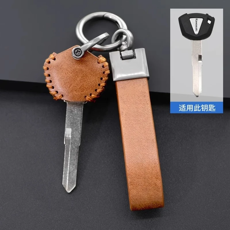 

Для Kawasaki Ninja 400/Z400/Ninja 650/Z900/ZX-10R/Vulcan S чехол для брелока-чехол премиум-класса с ЧПУ кожаный чехол для ключей мотоцикла