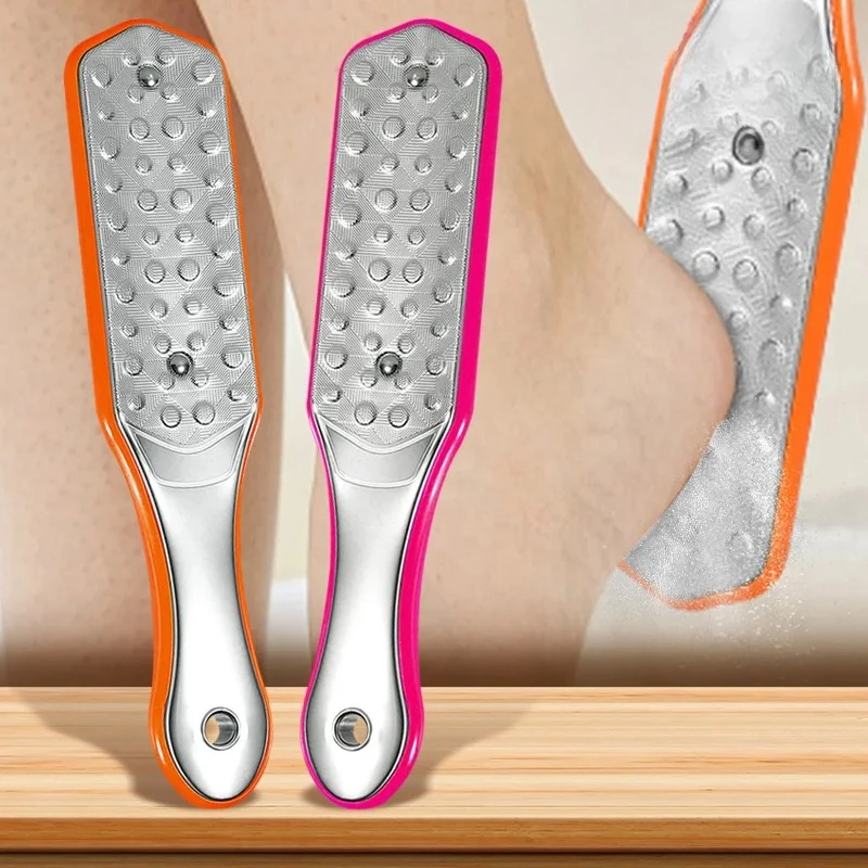 

1Pc Double-sided Foot Rasp Stainless Steel Foot File Remove Dead Skin Callus Remover Pedicure Feet Care Tool