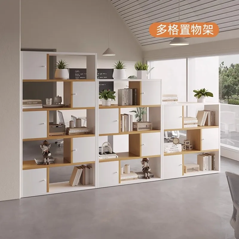 Office partition File Information Wooden combination Double-sided low Locker Company display cabinet Floor