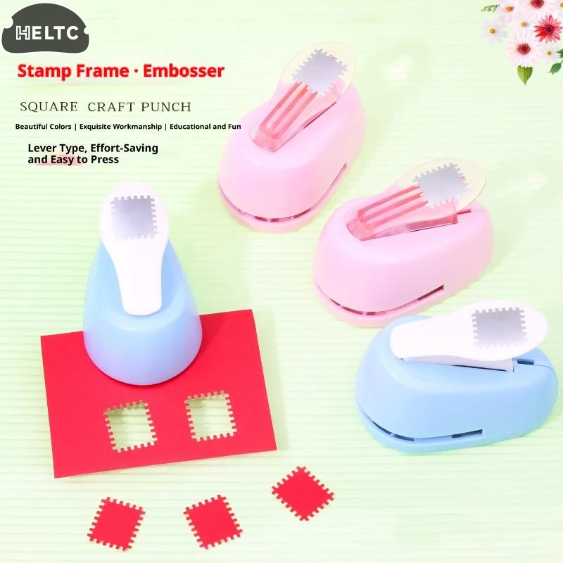 Plastic Stamp Border Labor-saving Edge Press DIY Punch Stamp Shape Craft Punch Handmade Photo Frame Embossing Machine MakingTool