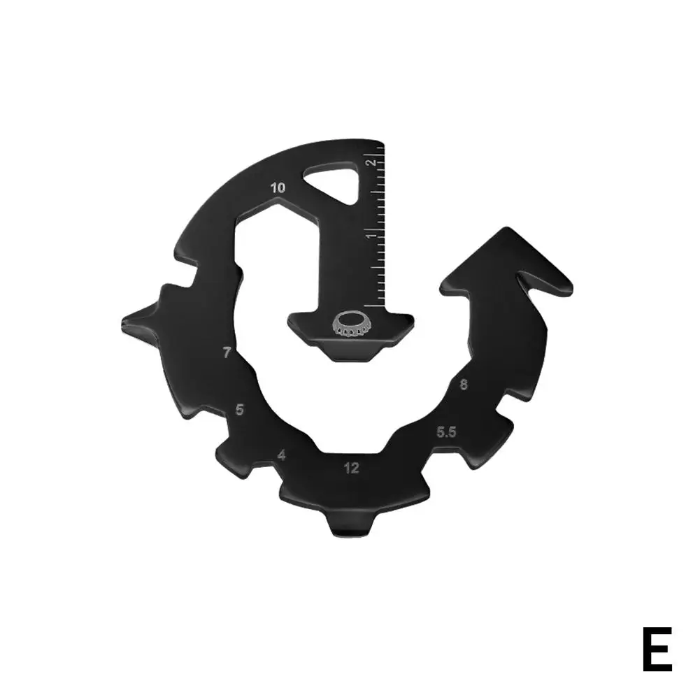 EDC Multi-function Keychain Tool Card Multi-functional Material Widely Tools Applicable Compact High-quality Design Portabl C9U3