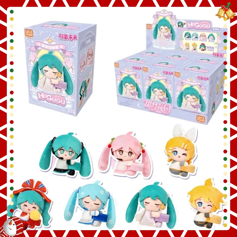 En Stock Original Hatsune Miku muñeco de caja ciega de peluche personaje de Anime muñeca coleccionar decoración lindos juguetes navideños regalos