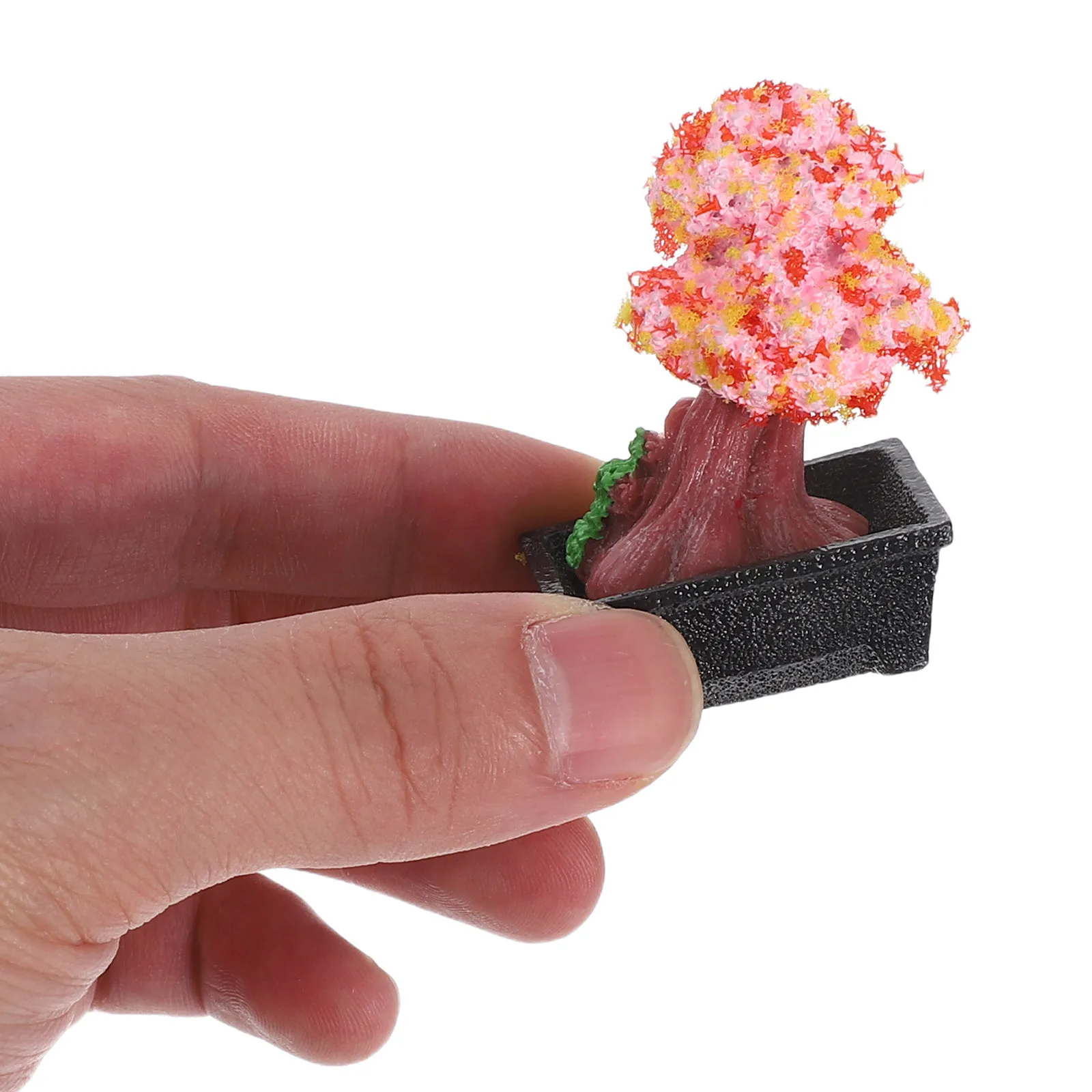 

9Pcs Miniature Landscape Decoration Lifelike Resin Succulent Plants for DIY Micro Landscapes Dollhouse Greenery Ornament Tiny