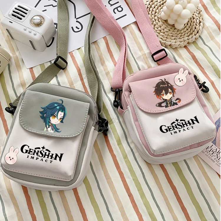 

Genshin Impact Nahida Furina Косплей Кошелек для монет Кошельки Мультяшная сумка-мессенджер Versipacks Cross Body Рождественский подарок