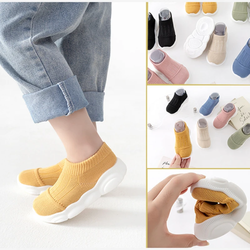 

Spring/Autumn New Baby Walking Shoes Soft Soled Anti Slip Baby Shoes 1-3 Year Old Children's Casual Floor Shoe Baby Accessories