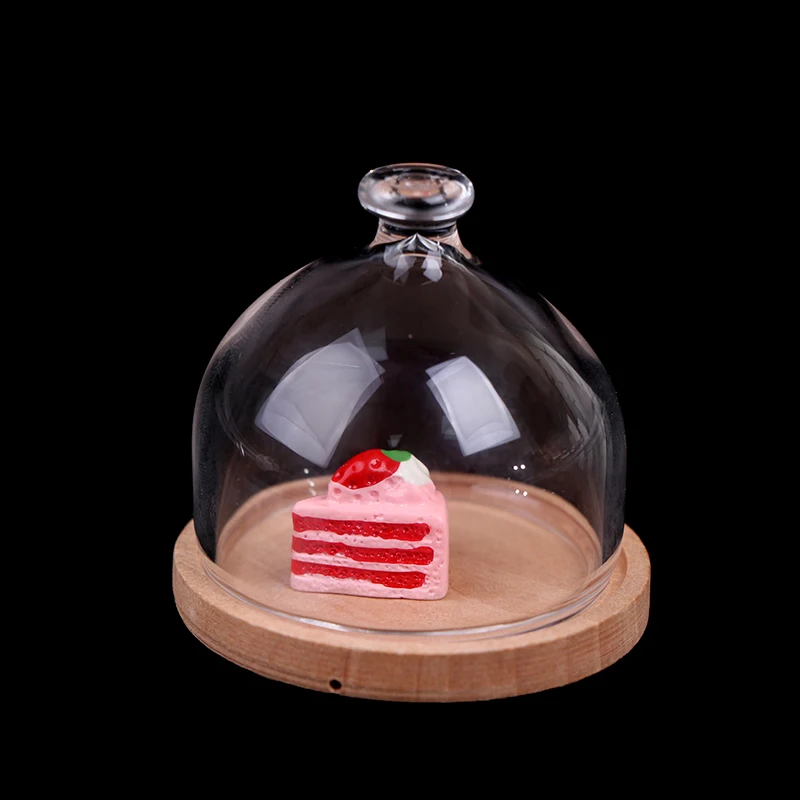 Doll Toy Dollhouse Decor Fruit Miniature House 1:12 Tray Glass Candy Jar Dessert High Quality Durable Material Easy to Use