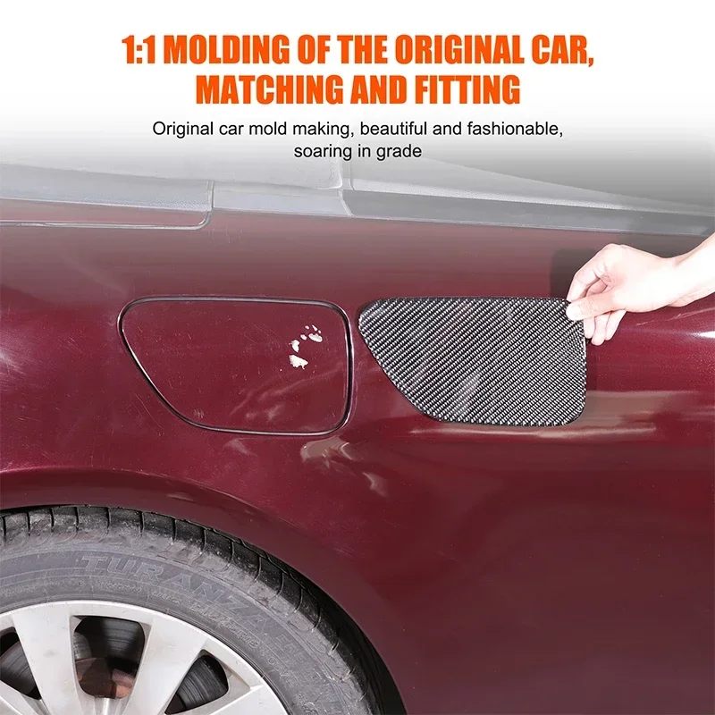 

For BMW 6 Series E63 E64 2004-2009 Car Accessories Soft Carbon Fiber Car Fuel Cap Panel Cover Trim Sticker