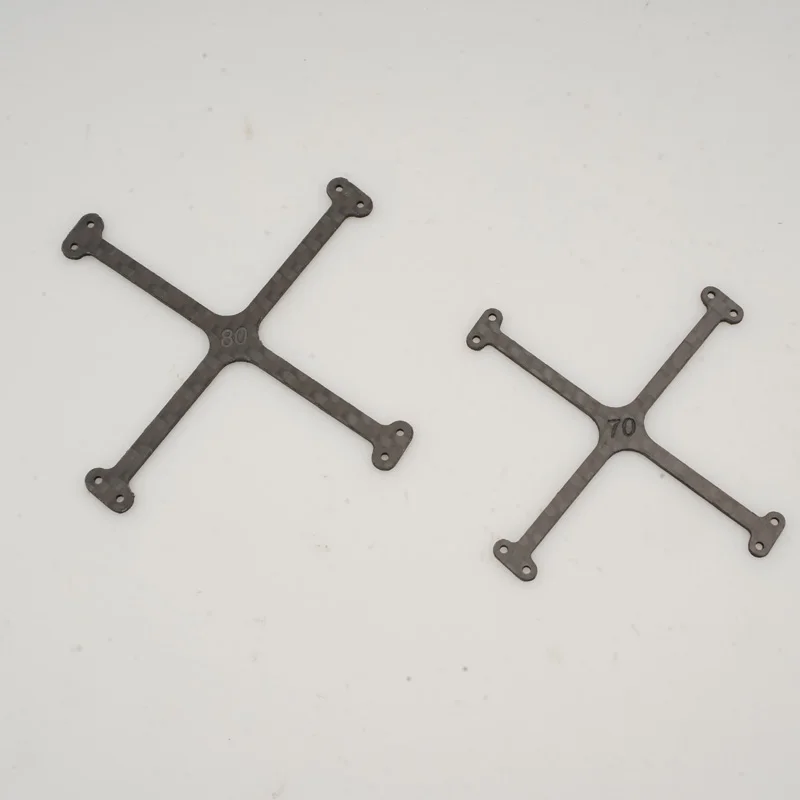 1PCS Wheelbase 70mm 80mm Carbon Fiber Chassis Plate for BetaFPV Meteor65 PRO II & Meteor75 PRO II Frame Rack Reinforced Base