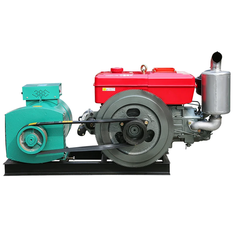 

Four-stroke Generator of Single-cylinder Water-cooled diesel Generator Set Runs Smoothly.