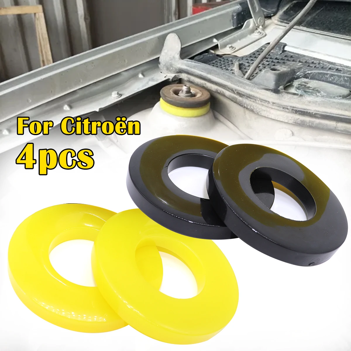 

4pcs Car Front Strut Top Mount Tower Suspension Shock-Absorbing Pad For Citroën Berlingo C1 C2 C3 C4 C5 Smart Fortwo 451 450 Kia