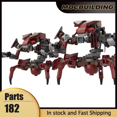 Movie Series Space Battle Droid Model MOC Building Blocks Fighter Robot DIY Bricks Creative Idea Toys For Children Birthday Gift