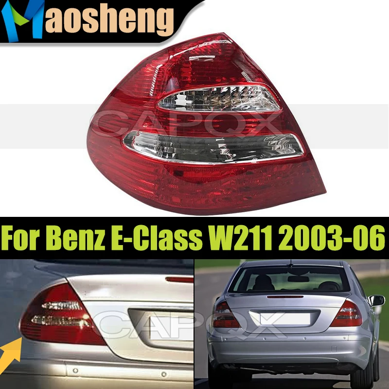 

Rear Bumper Taillight Taillamp Wtihout Blubs For Benz E-Class W211 E320 E350 E500 E55 2003-2006 Brake Light Taillamps Tail Light