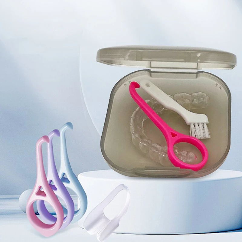 Boîte de rangement pour prothèses dentaires, fournitures pour appareils dentaires, étui à bretelles pour soins de santé, protège-dents, conteneur pour prothèses dentaires, hygiène buccale, nouveau